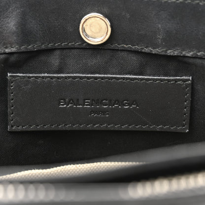 Balenciaga Cotton Canvas Pochette Crossbody Bag Black 6 of 14