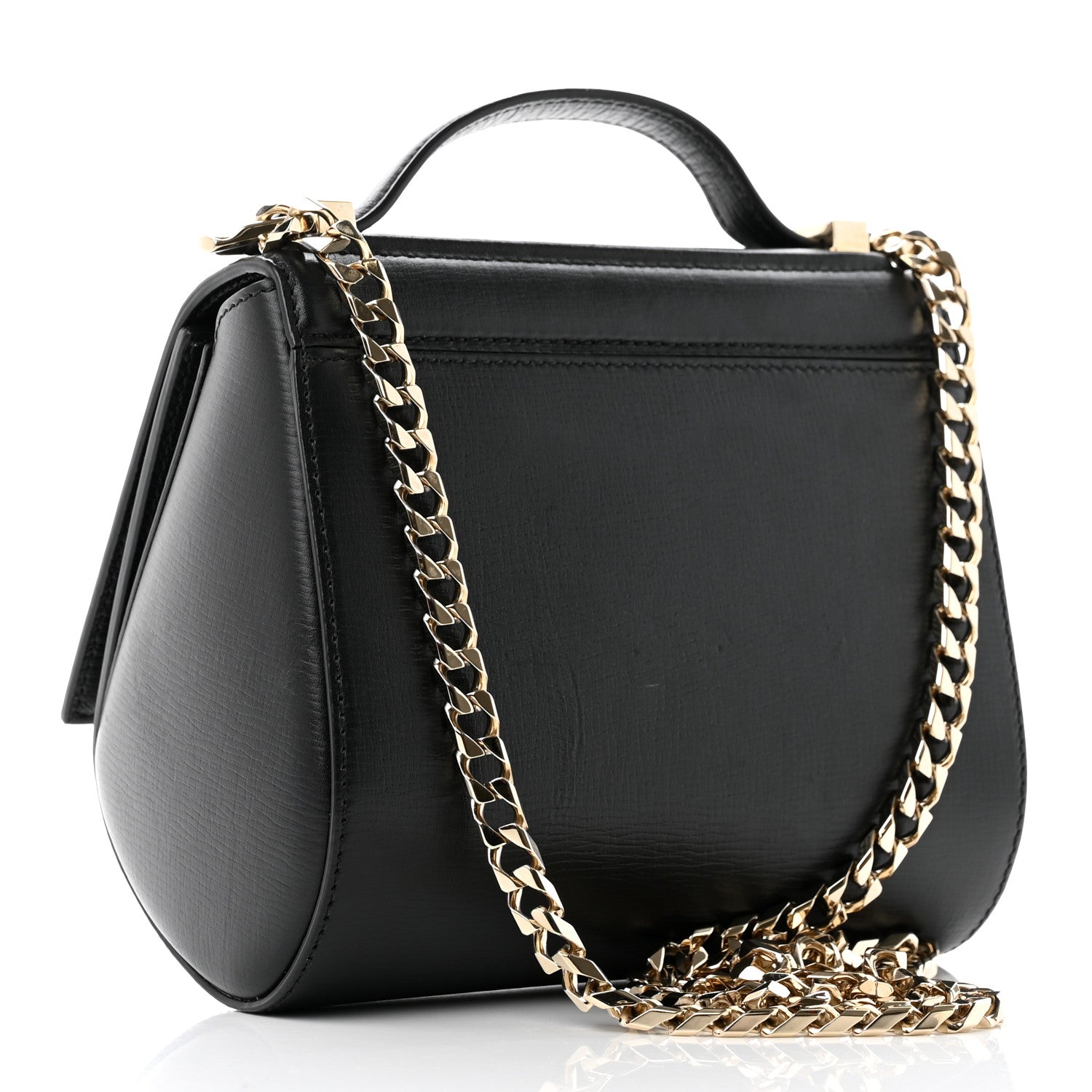 Givenchy Textured Calfskin Mini Pandora Box Chain Crossbody Bag Black 3 of 12