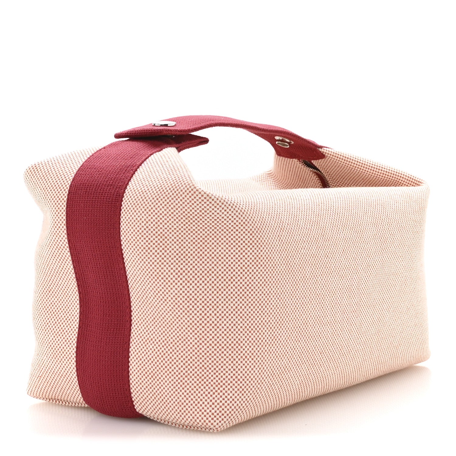 Hermes Canvas Large Bride-A-Brac Cabriole Case Terracotta 3 of 8