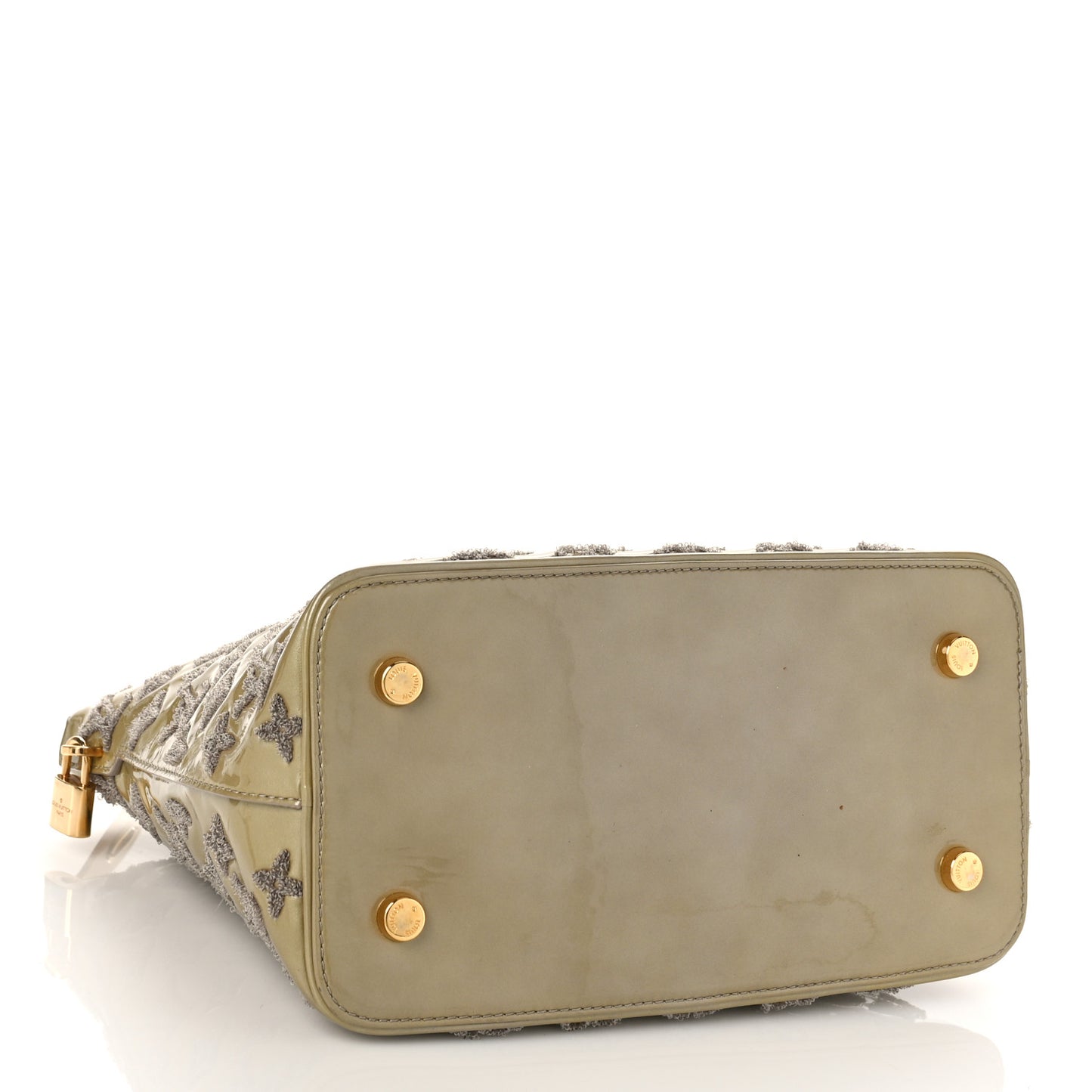 Patent Lambskin Fascination Lockit Gris
