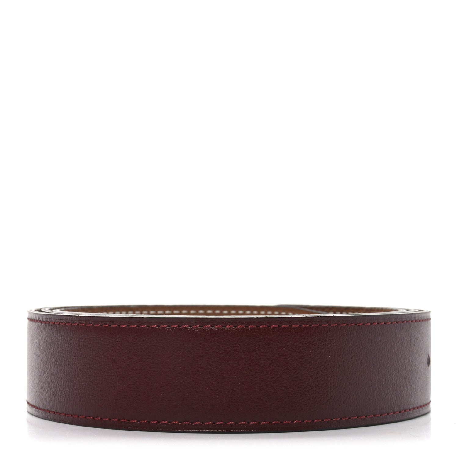 Hermes Box Togo 32mm Belt Strap 105 42 Rouge H Gold 2 of 5