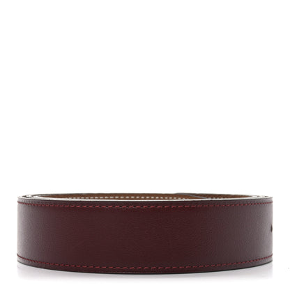 Hermes Box Togo 32mm Belt Strap 105 42 Rouge H Gold 2 of 5