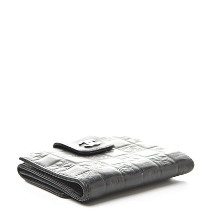 Chanel Calfskin Lucky Symbols Compact French Flap Wallet Black 4 of 18