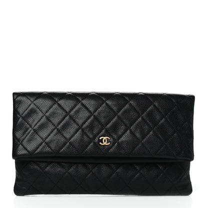 Chanel Caviar Quilted CC Beauty Clutch Black 1 of 11