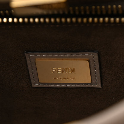 Fendi Vitello Seta Plexiglass Tortoise Medium Peekaboo Iconic Satchel Tortora 10 of 13