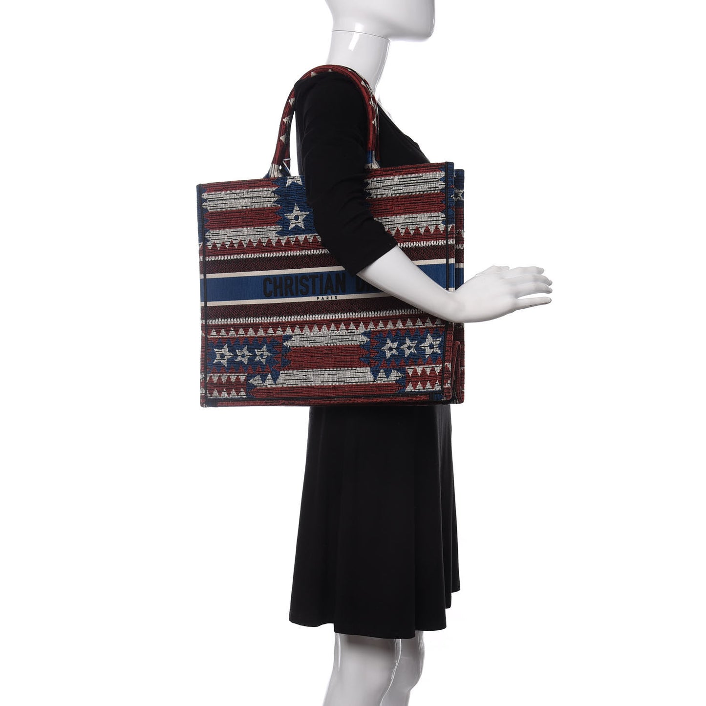 Canvas Embroidered Exclusive US Book Tote Multicolor