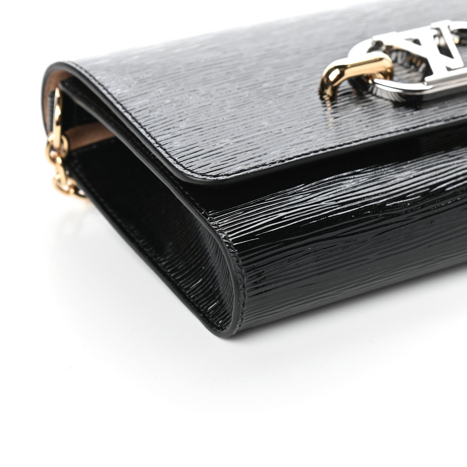 Louis Vuitton Electric Epi Pochette Evening Clutch Black 8 of 9