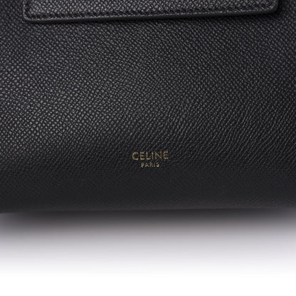 Celine Grained Calfskin Nano Belt Bag Black 10 of 11