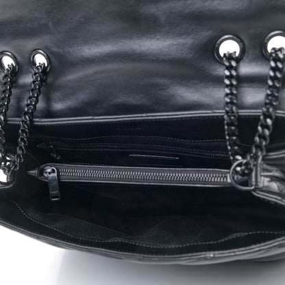 Saint Laurent Calfskin Y Quilted Monogram Medium Loulou Chain Satchel Black 4 of 4