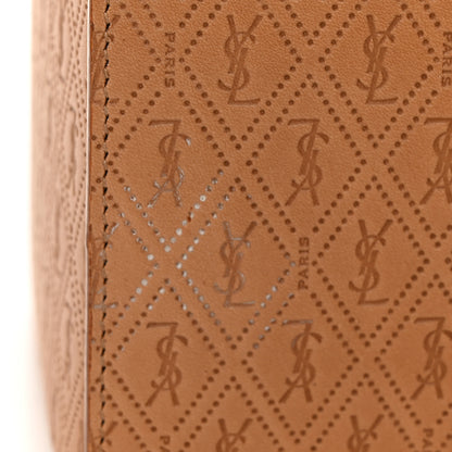 Saint Laurent Calfskin Monogram Take Away Box Dusty Vintage Brown Gold 12 of 12