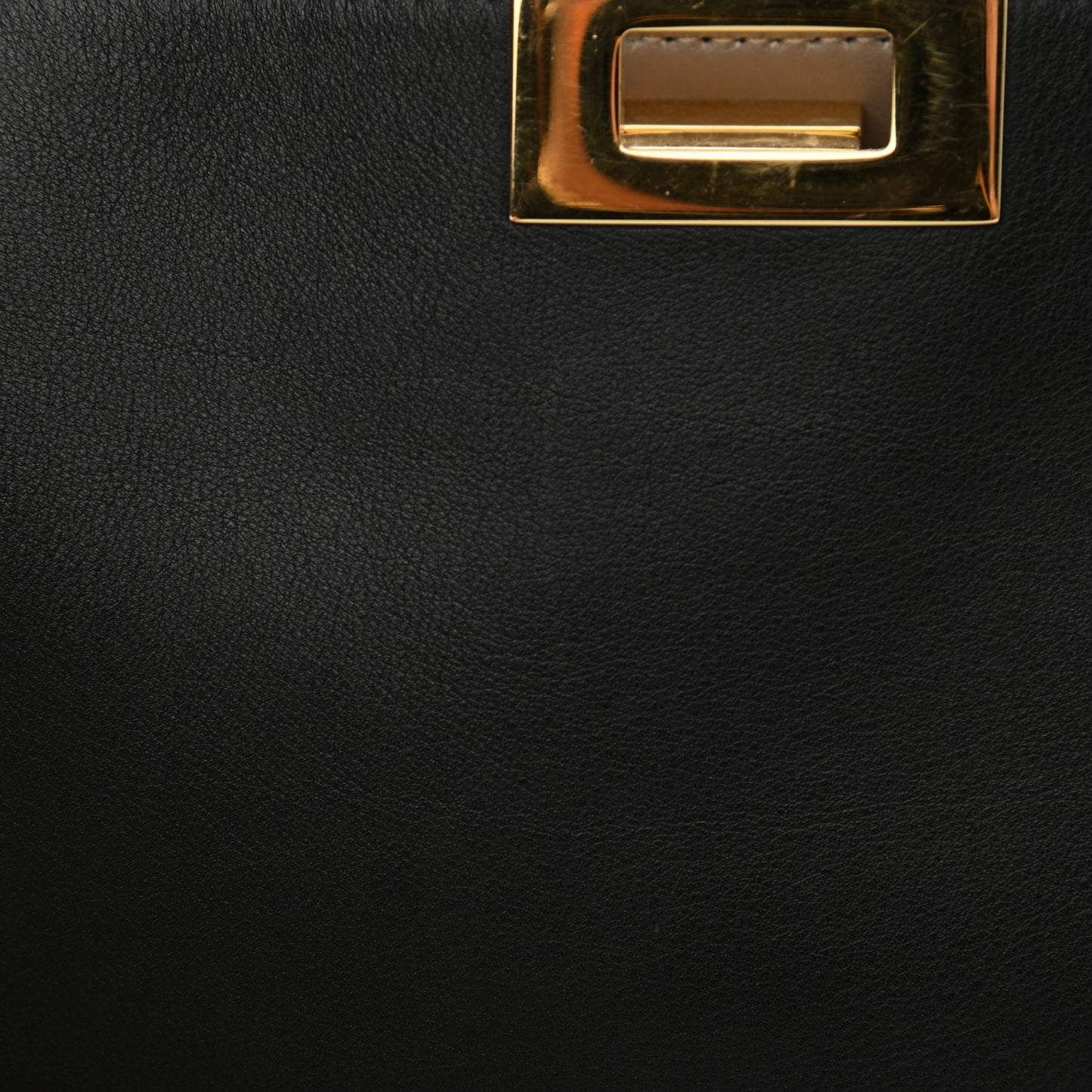 Vitello Tahiti Burro Medium Peekaboo Iconic Essentially Satchel Black Corda