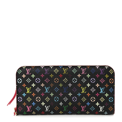 Louis Vuitton Monogram Multicolor Insolite Wallet Black Grenade 1 of 12