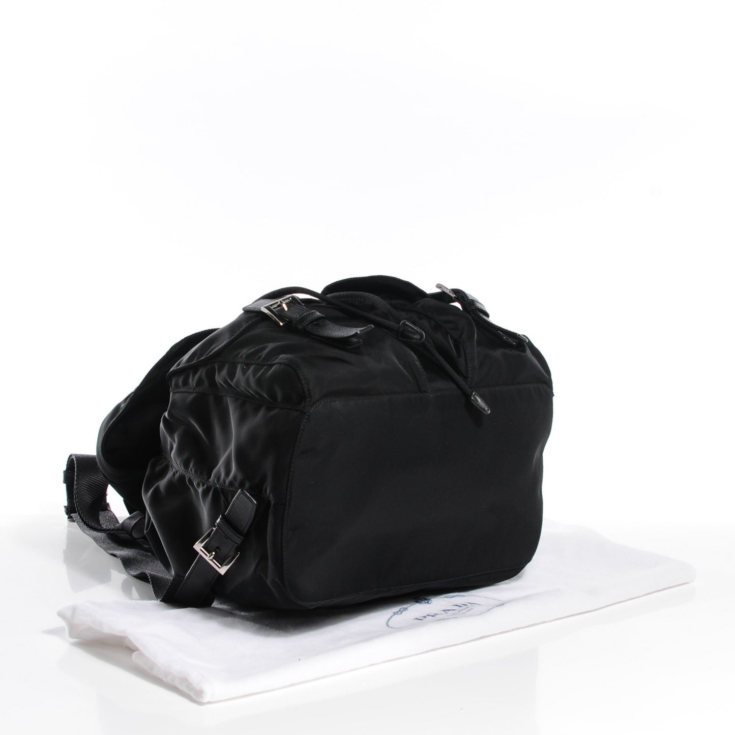 Nylon Vela Medium Backpack Black