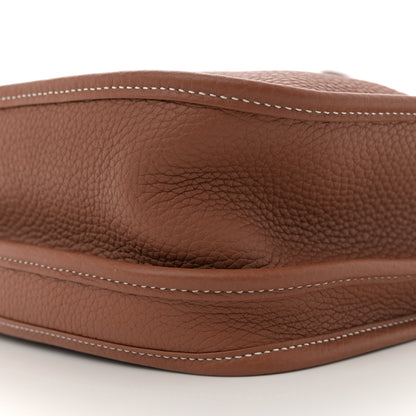 Hermes Taurillon Clemence Evelyne III PM Gold 10 of 11
