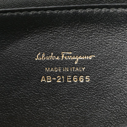 Salvatore Ferragamo Smooth Calfskin Mini Aileen Gancio Lock Crossbody Black 6 of 12