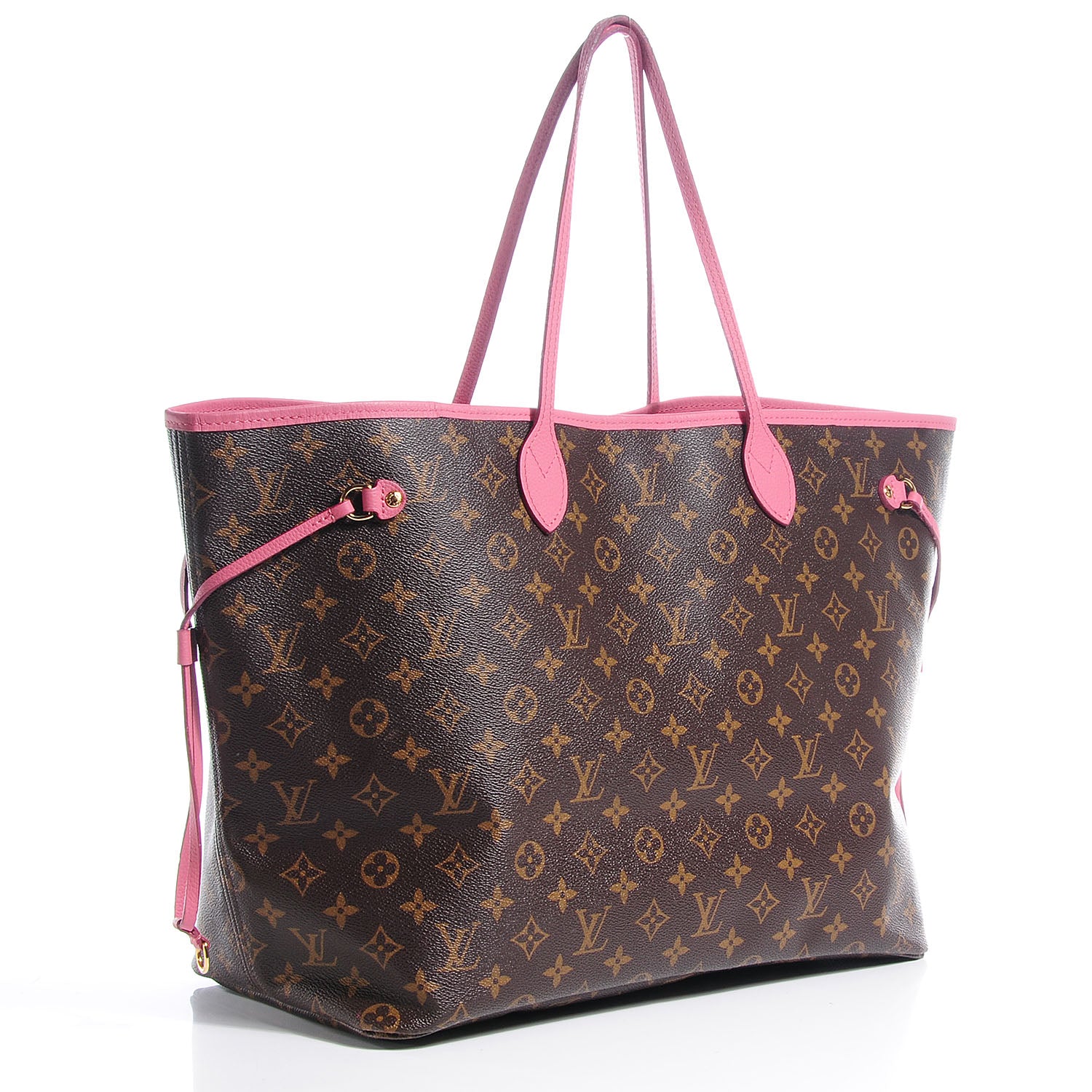 Louis Vuitton Monogram Articles de Voyage Ikat Neverfull GM Rose Velours 3 of 8