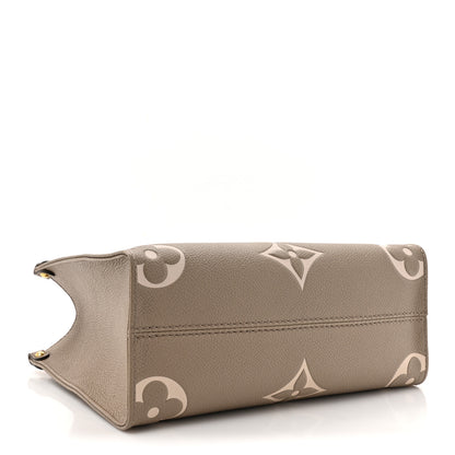 Louis Vuitton Empreinte Monogram Giant Onthego PM Tourterelle Creme 4 of 12