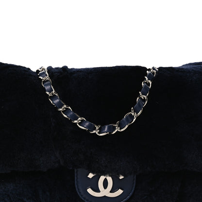 Chanel Lapin Rabbit Fur Flap Blue 8 of 10