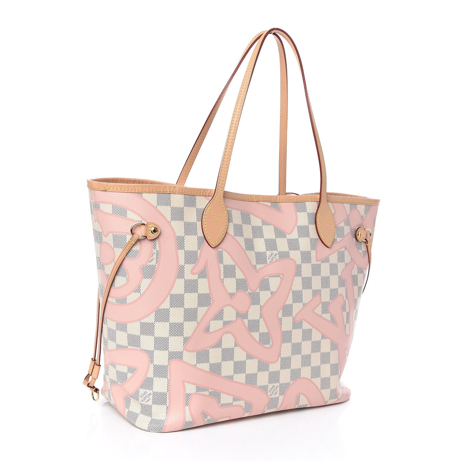 Louis Vuitton Damier Azur Tahitienne Neverfull MM 4 of 11