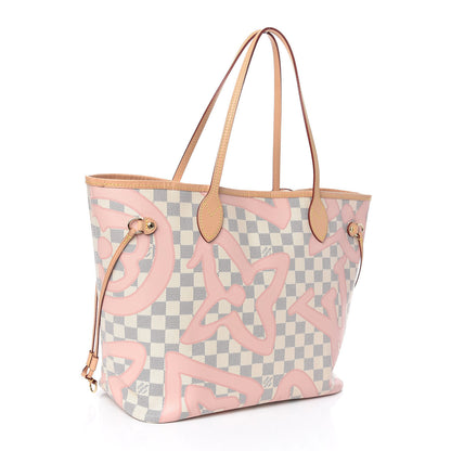 Louis Vuitton Damier Azur Tahitienne Neverfull MM 4 of 11