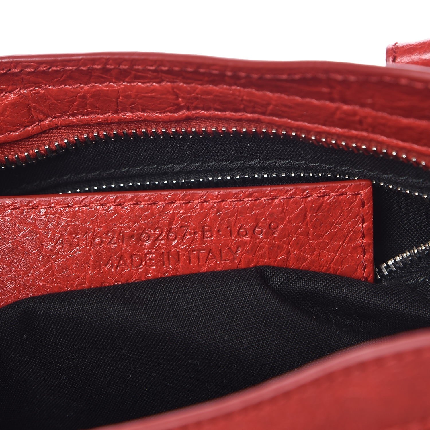 Balenciaga Agneau Classic Silver Hardware S City Rouge Groseille 8 of 8
