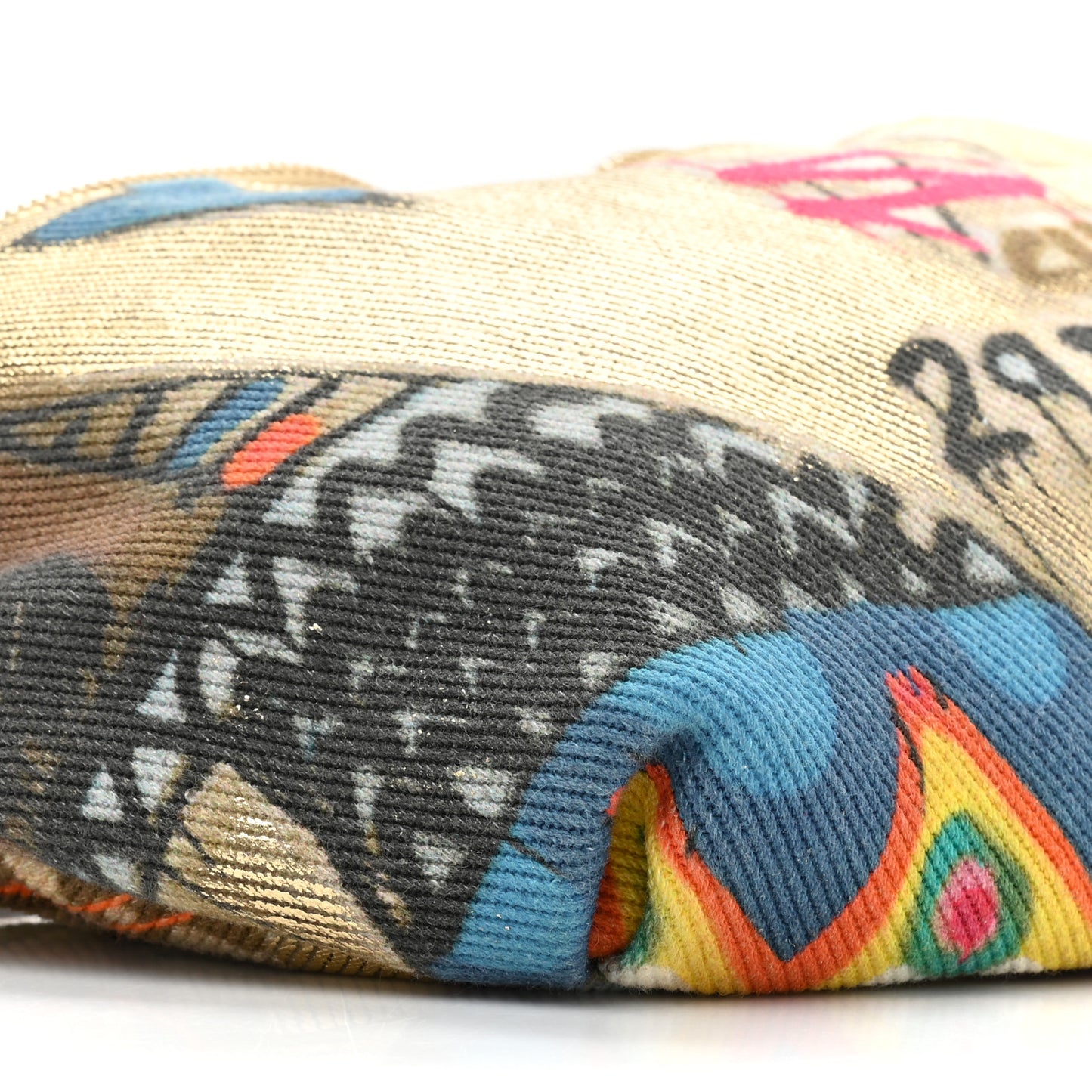 Graffiti Printed Canvas Street Spirit Waist Belt Bag Multicolor