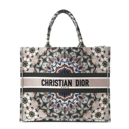Christian Dior Canvas Embroidered KaleiDioroscopic Book Tote Multicolor 1 of 10