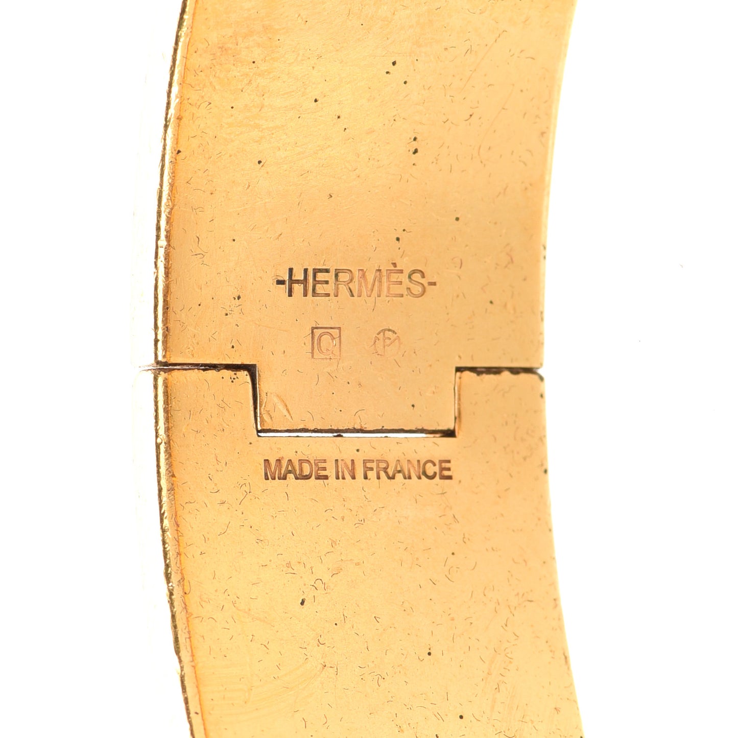 Enamel Wide Clic Clac H Bracelet PM Black