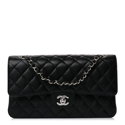 Chanel Caviar Quilted Medium Double Flap Black 1 of 10