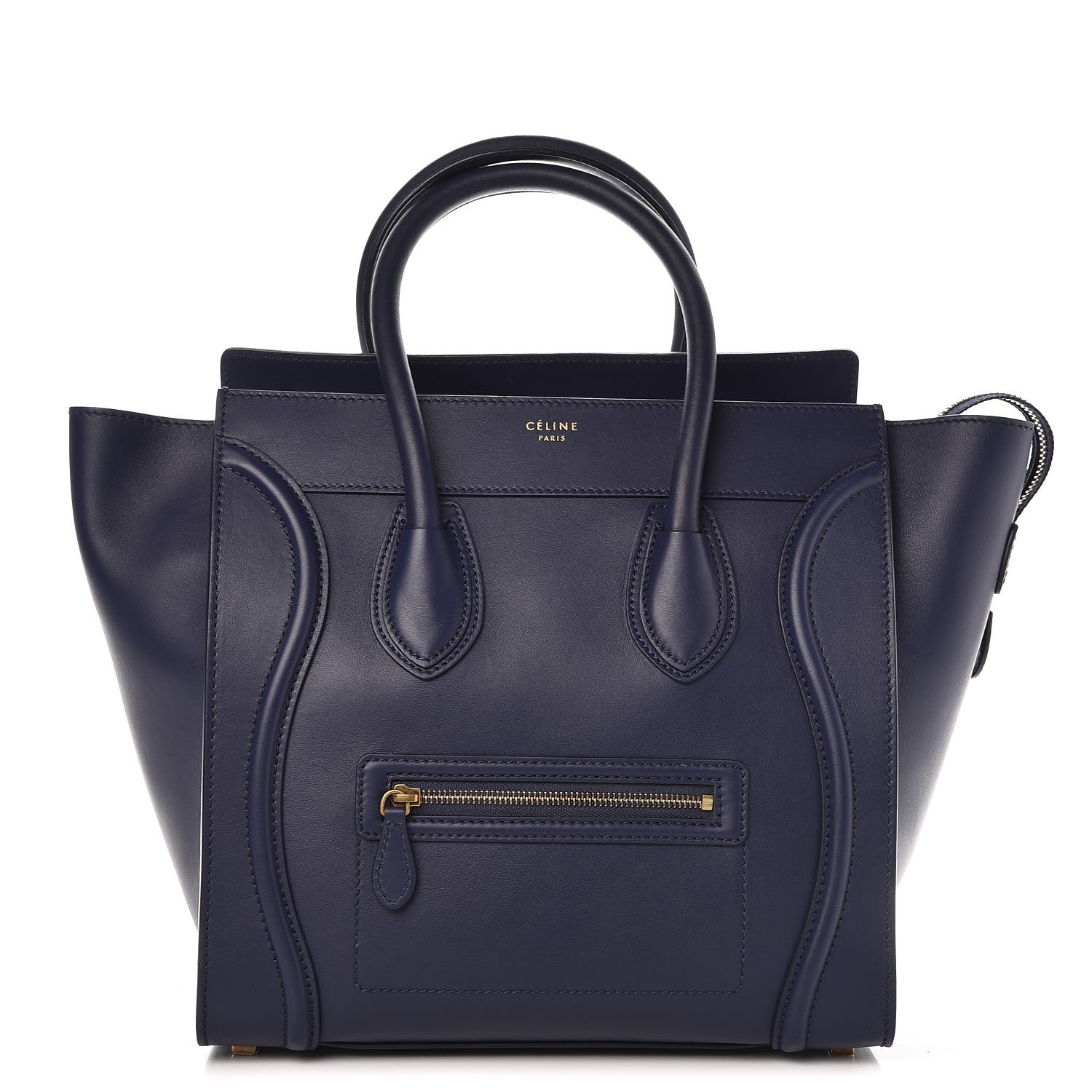 Celine Smooth Calfskin Mini Luggage Ink 1 of 7