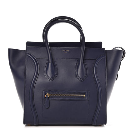 Celine Smooth Calfskin Mini Luggage Ink 1 of 7