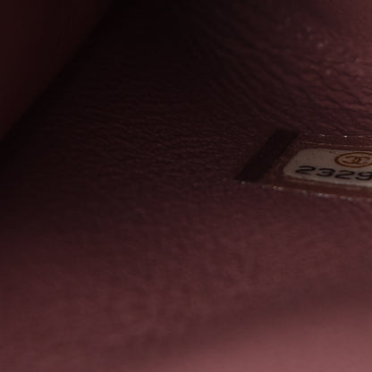 Chanel Caviar Lizard Quilted Mini Coco Handle Flap Pink 8 of 10