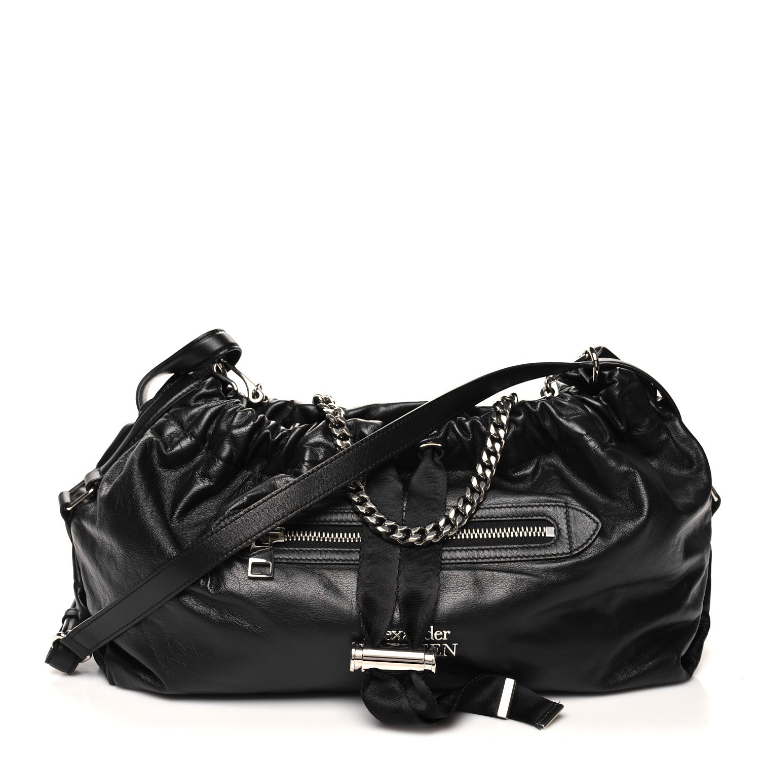 Alexander McQueen Calfskin Medium Bundle Black 1 of 11