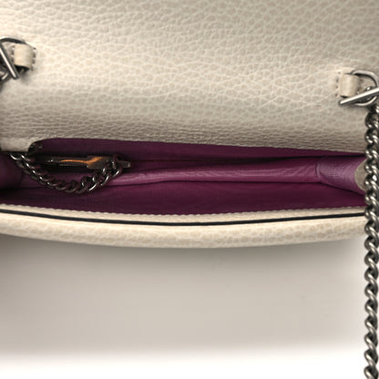 Gucci Dollar Calfskin Crystal Super Mini Dionysus Shoulder Bag Mystic White Black Diamond 5 of 9