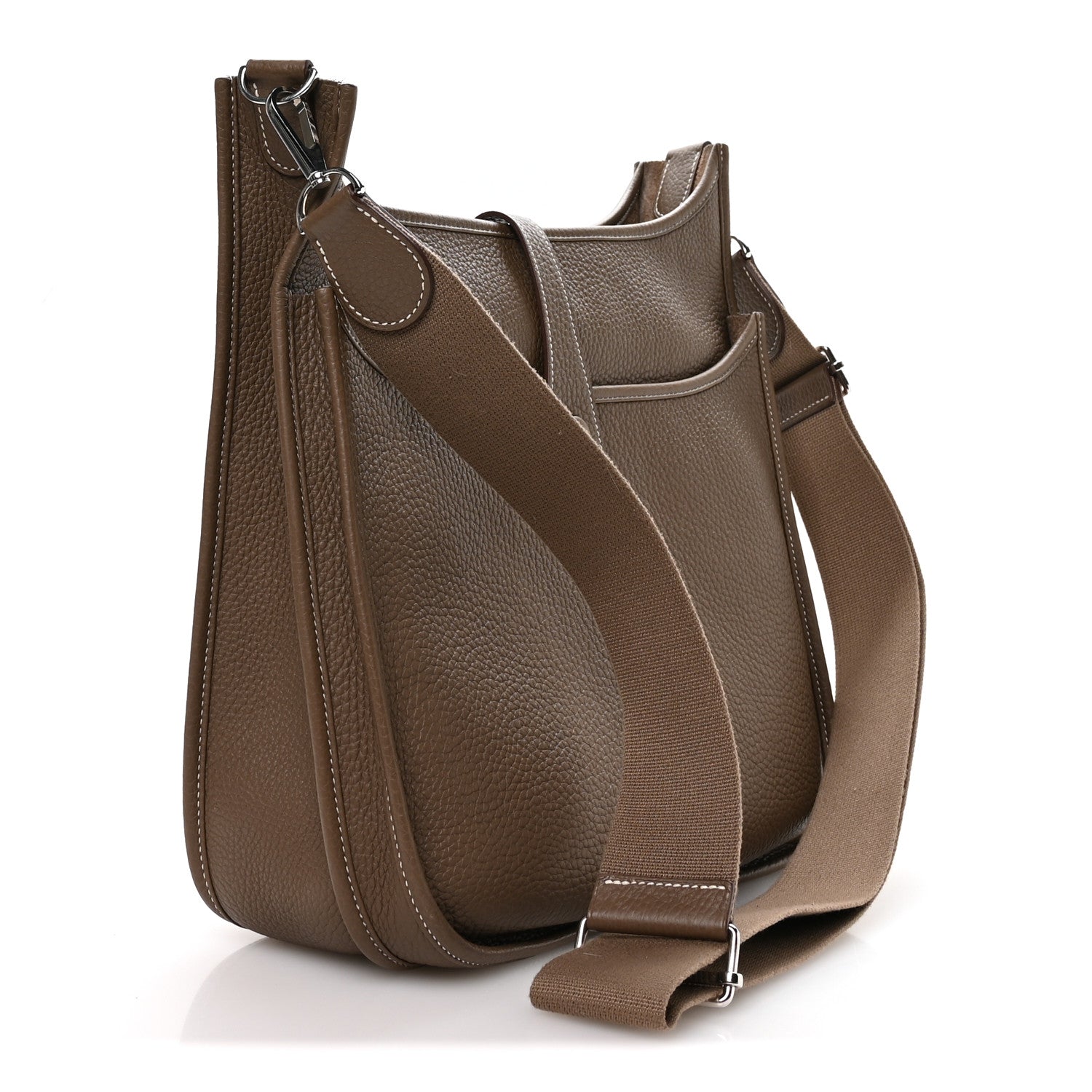 Hermes Taurillon Clemence Evelyne III GM Etoupe 3 of 10
