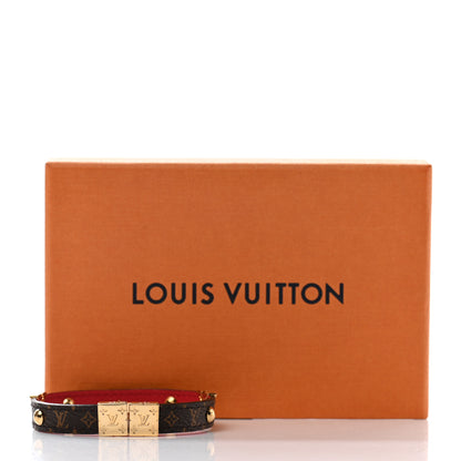 Louis Vuitton Monogram LV Circle Reversible Bracelet 19 Rouge 6 of 6