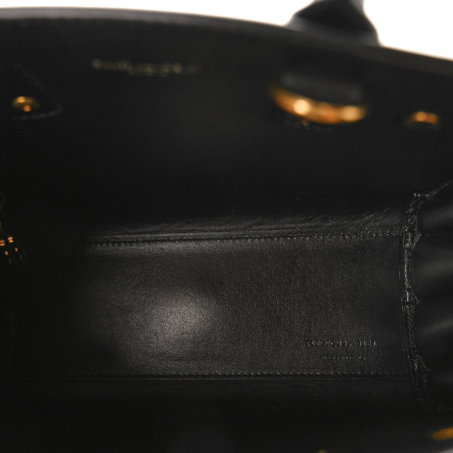 SAINT LAURENT Calfskin Nano Sac De Jour Black