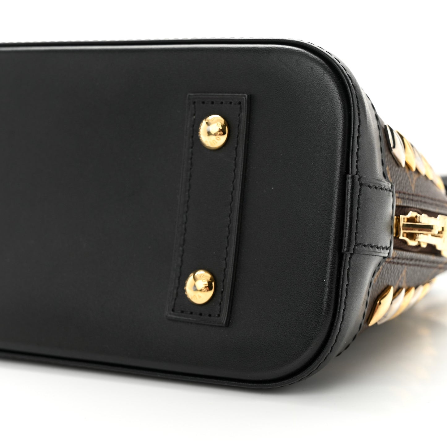 Monogram Macassar Studded Alma BB