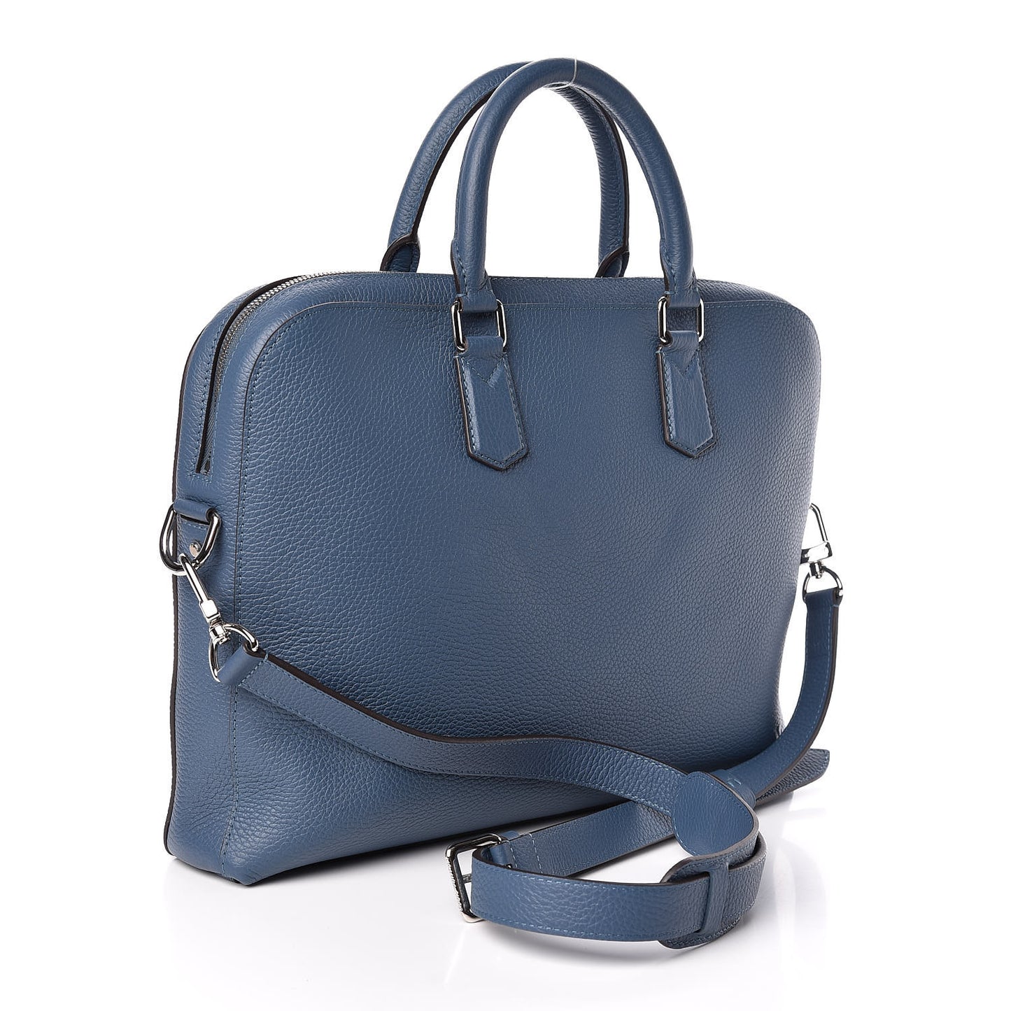 Taurillon Victor Briefcase Blue Gris
