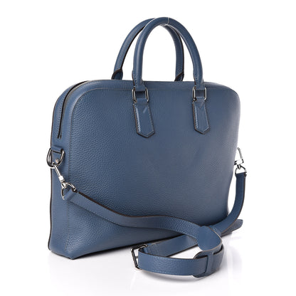 Louis Vuitton Taurillon Victor Briefcase Blue Gris 3 of 10