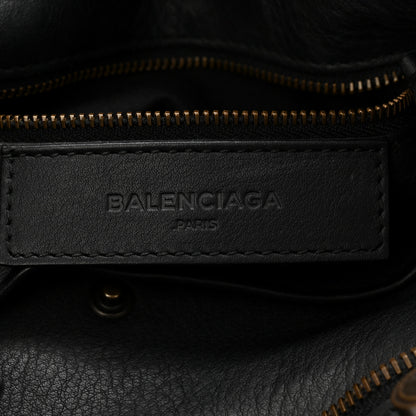 Balenciaga Veau Soyeux Perforated Blackout Hardware S City Black 6 of 10