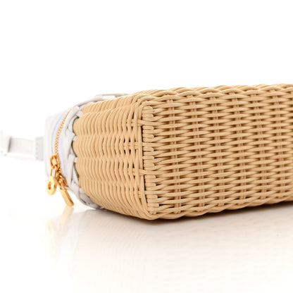 Loro Piana Wicker Calfskin L19 Extra Pocket Pouch White 8 of 13