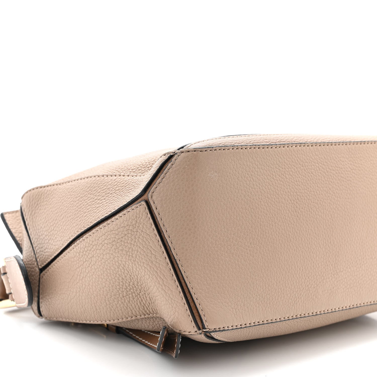 Loewe Grained Calfskin Small Puzzle Bag Sand Mink 9 of 10