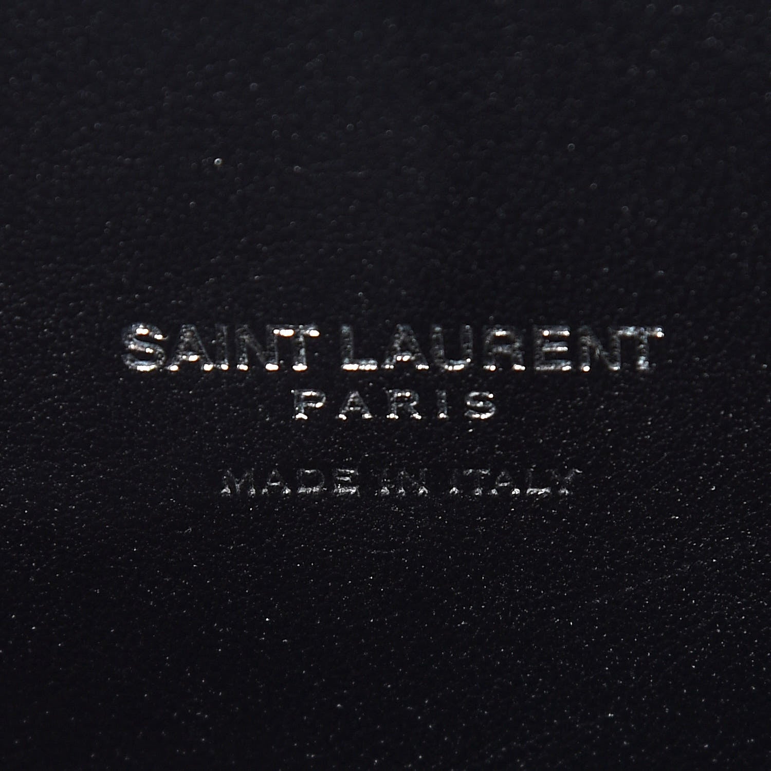 Saint Laurent Calfskin Crocodile Embossed Small Sac de Jour Black 9 of 10