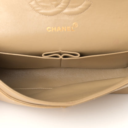 Chanel Lambskin Quilted Medium Double Flap Beige 5 of 14