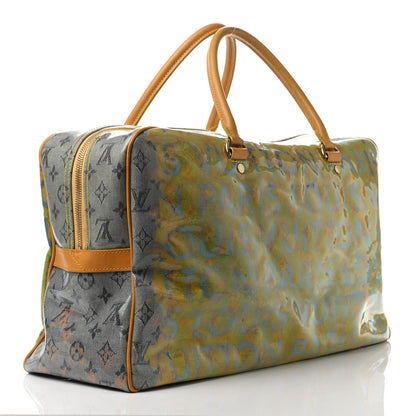 Louis Vuitton Monogram Pulp Defile Weekender GM Yellow 2 of 4