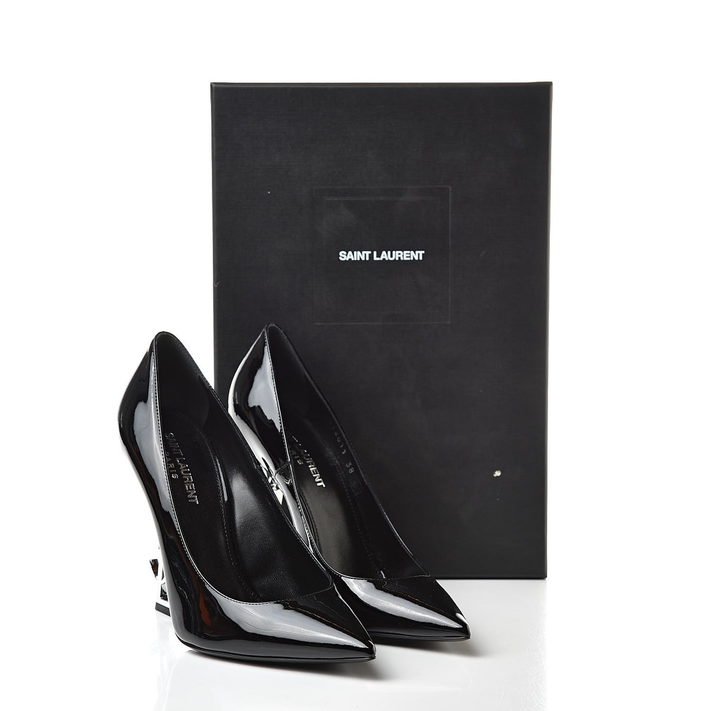 Patent Opyum 110 Pumps 38 Black Silver