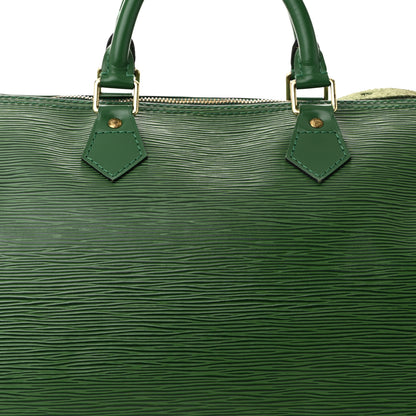Louis Vuitton Epi Speedy 35 Borneo 8 of 12