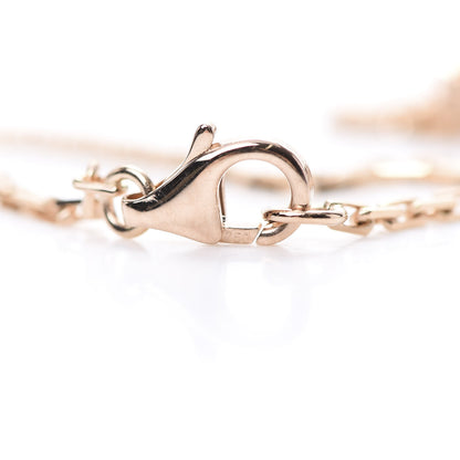 Cartier 18K Pink Gold Diamond Interlocking LOVE Necklace 6 of 6