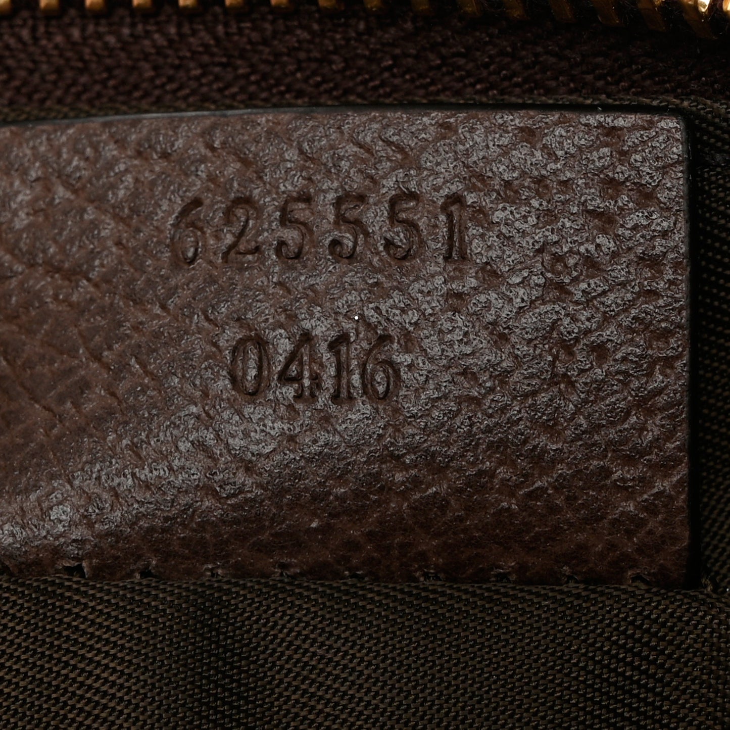 GG Supreme Monogram Textured Calfskin Web Large Ophidia Cosmetic Case Beige Ebony New Acero